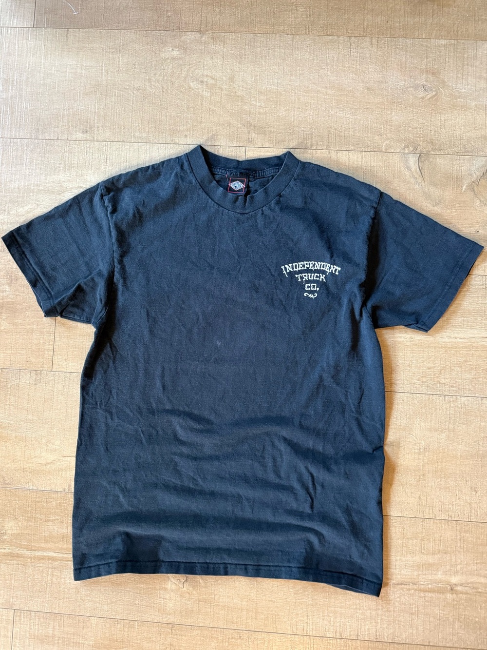 2010s Independent Truck Co Barrio Black Tee medium goth skater double sided